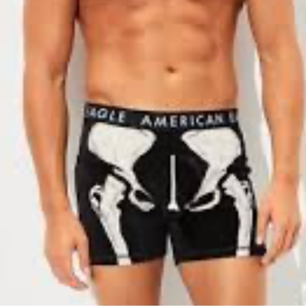 American Eagle Outfitters Black and White Boxer Briefs M